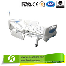 Five Functions Manual Bed with ABS Materials, Comfortable Hospital Bed